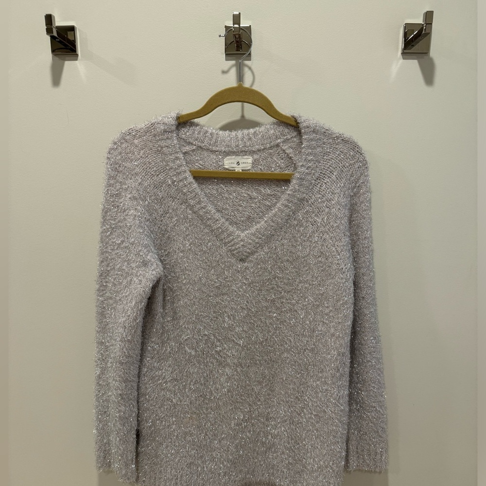 Lavender lurex sweater